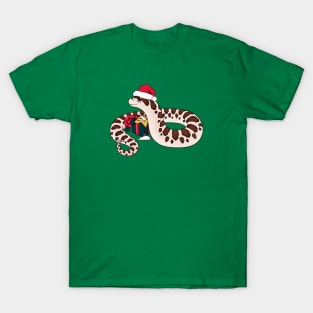 Arctic Western Hognose Snake, Christmas Edition T-Shirt